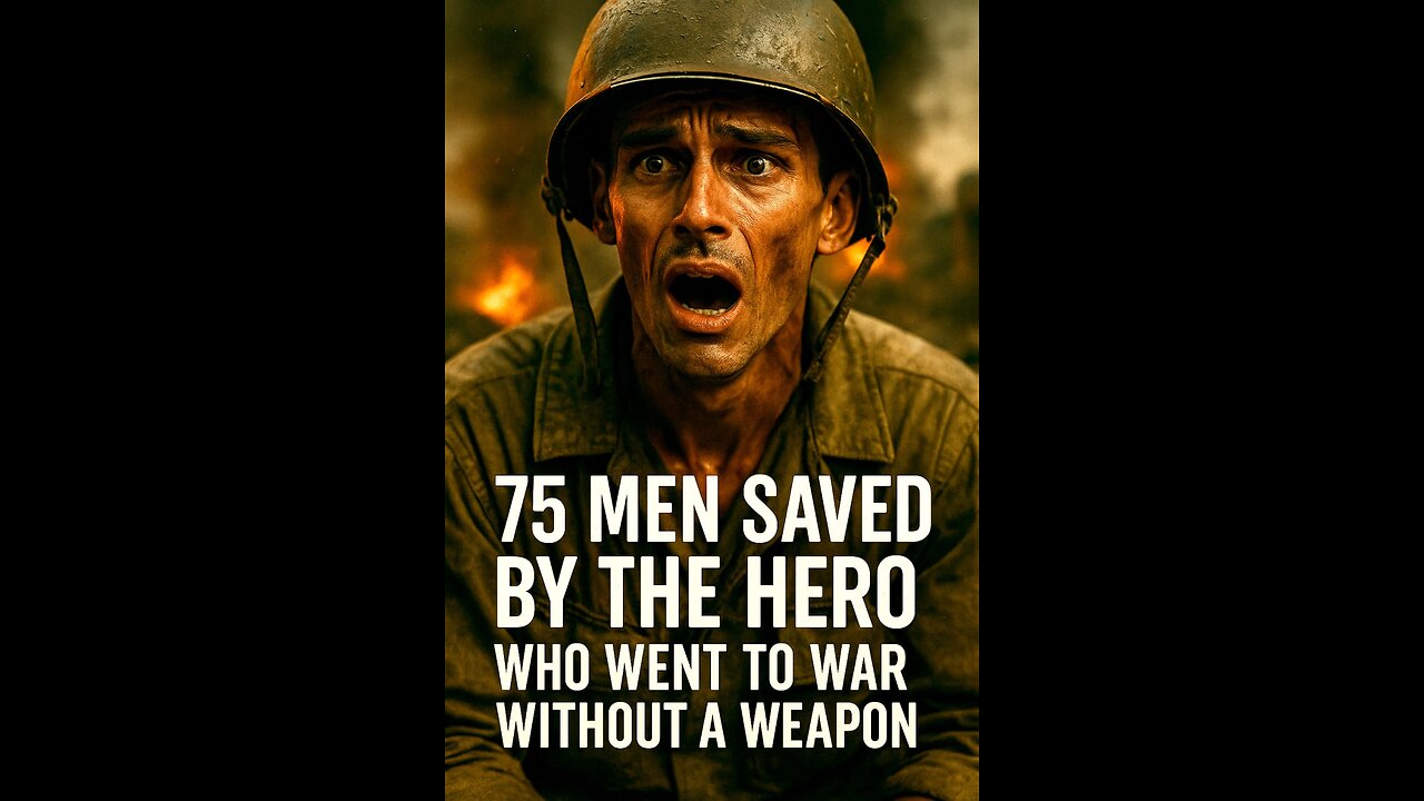 75 Men Saved by the Hero Who Went to War Without a Weapon