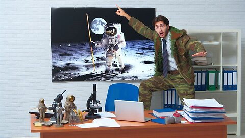 Attempted to Expose This Guy Who Claims the Moon Landing Is a Fake