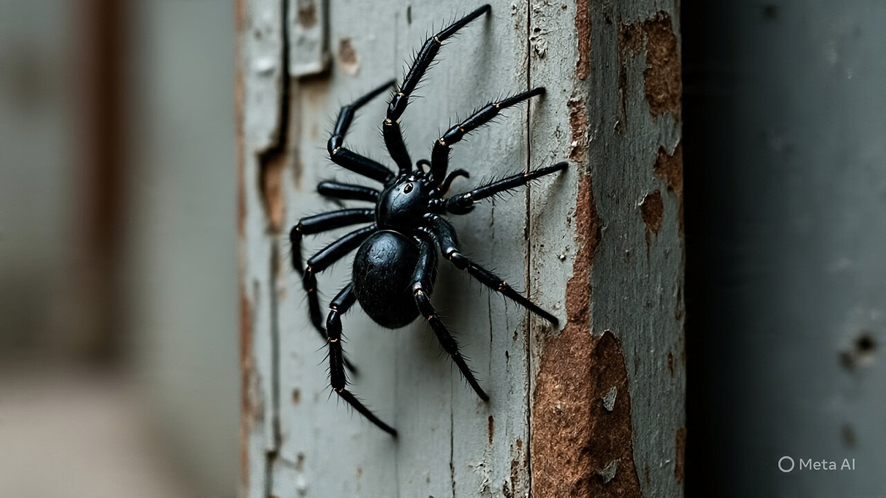 The Black Button Spider