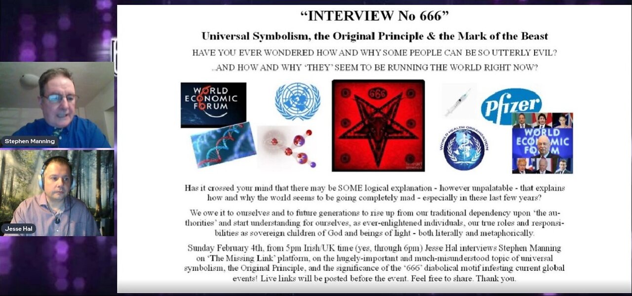 INTERVIEW 666 - THE ORIGINAL PRINCIPLE & the Mark of the Beast