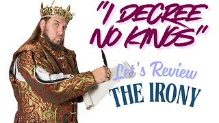 NO KINGS DAY? Let's Review The Irony! See The Sickness!