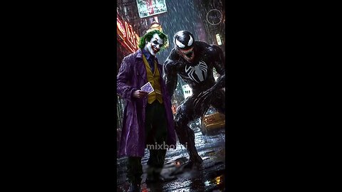 The Most Dangerous Villain Fusion: Joker x Venom! #shorts