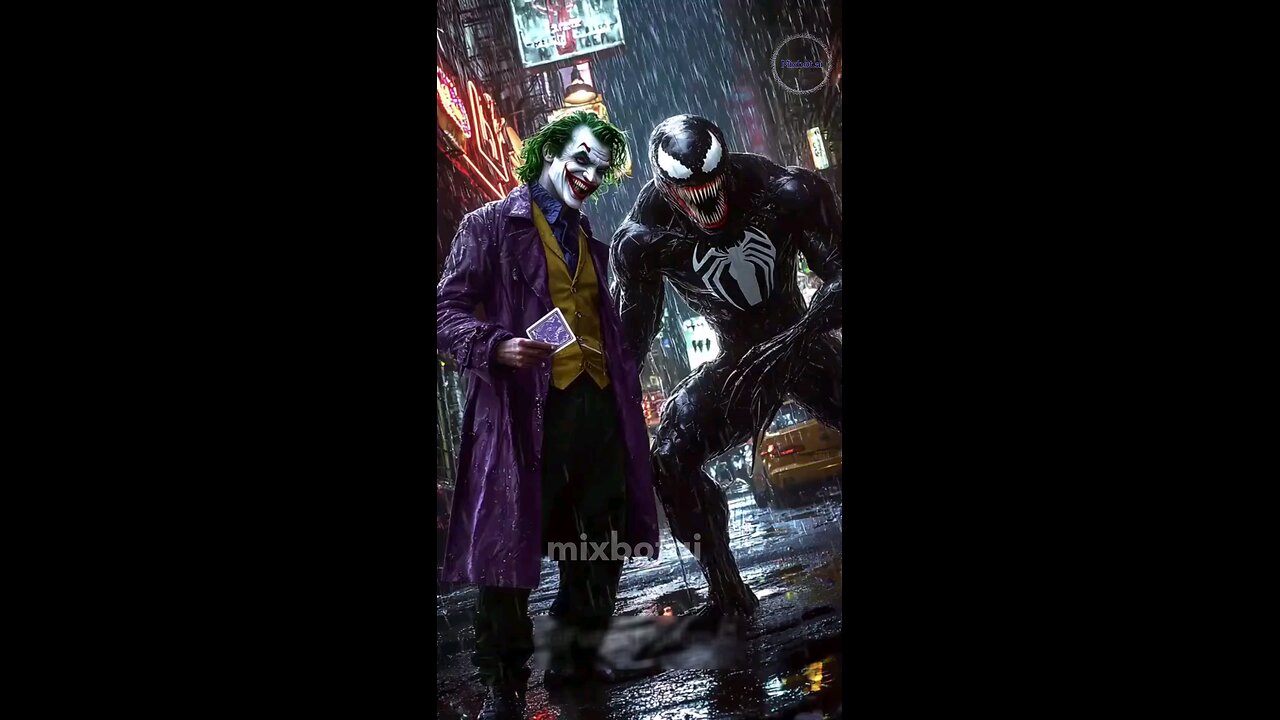 The Most Dangerous Villain Fusion: Joker x Venom! #shorts