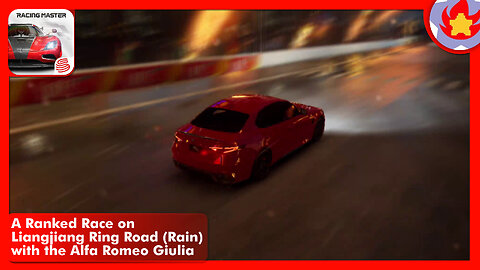 A Ranked Race on Liangjiang Ring Road (Rain) with the Alfa Romeo Giulia | Racing Master