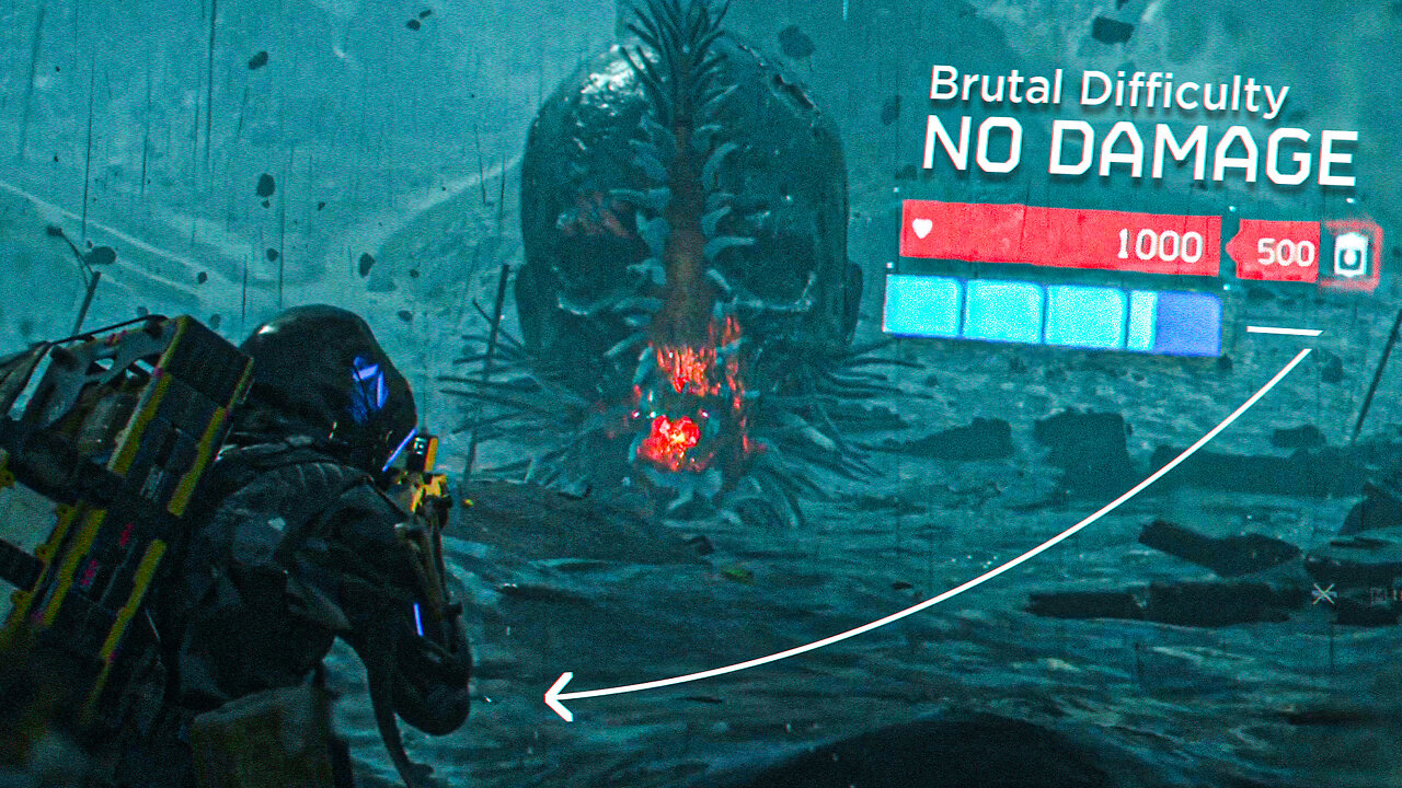 Death Stranding 2: On The Beach - Giant BT - Brutal Difficulty, NO DAMAGE (PS5)