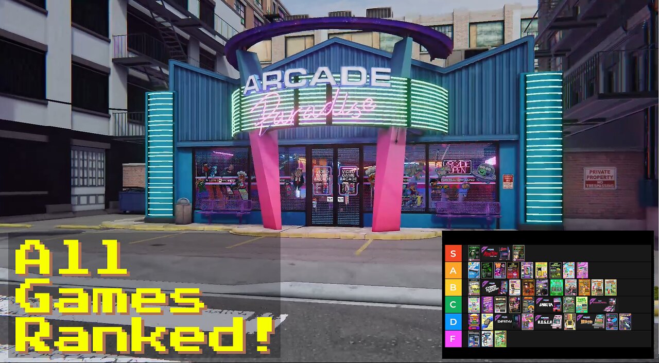 Arcade Paradise - All Cabinets Ranked!