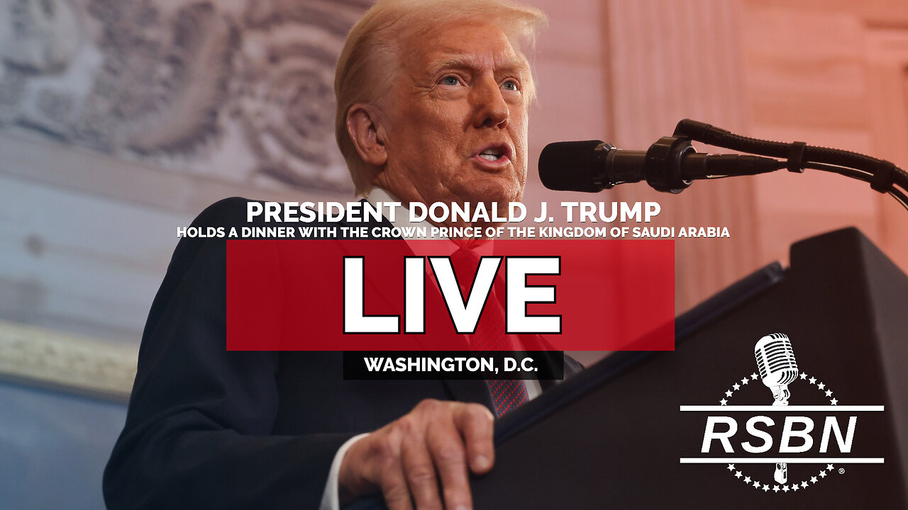 LIVE REPLAY: Pres. Trump Holds a Dinner with the Crown Prince of the Kingdom of Saudi Arabia - 11/18/25