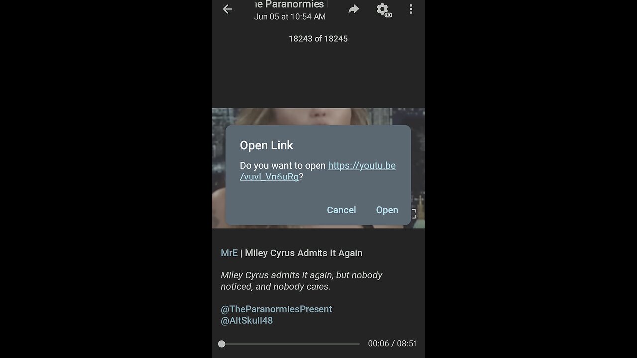 Documentary: Something about a Miley Cyrus Interview