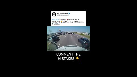 Crash Highway 401 in Whitby