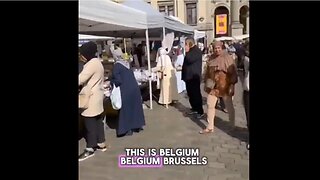 CONQUERED WITHOUT FIRING A SHOT? N African Muslim Mocks Europeans: "Brussels is ours!" ILLEGAL MIGRANTS WIN?