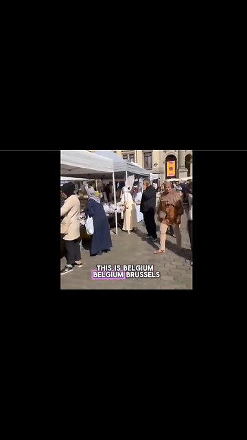 CONQUERED WITHOUT FIRING A SHOT? N African Muslim Mocks Europeans: "Brussels is ours!" ILLEGAL MIGRANTS WIN?