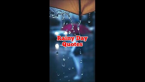 Life in a Rainy Day