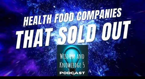HEALTH FOOD COMPANIES THAT SOLD OUT AND ALTERNATIVES TO SUPPORT 🔥