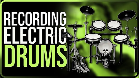 Ways to Record Yourself using an Electric Drum Kit