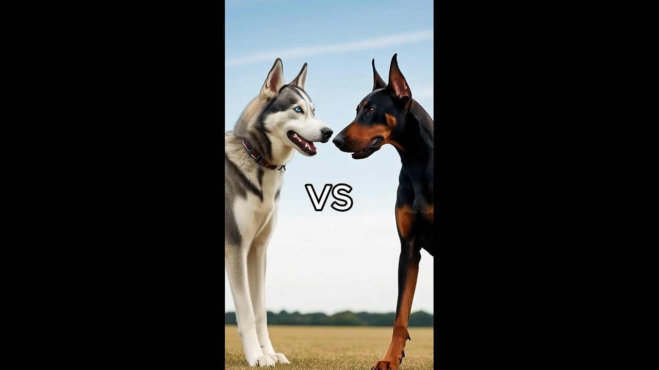 Who is stronger?( German Shepherd, Husky, Doberman, labrador retriever, Pointer).