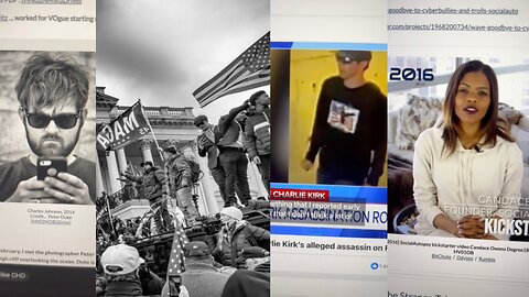 Clearview AI , Chuck Johnson, Milo, Candace Owens, Peter Duke, Doxing, Gamergate, J6, Charlie Kirk