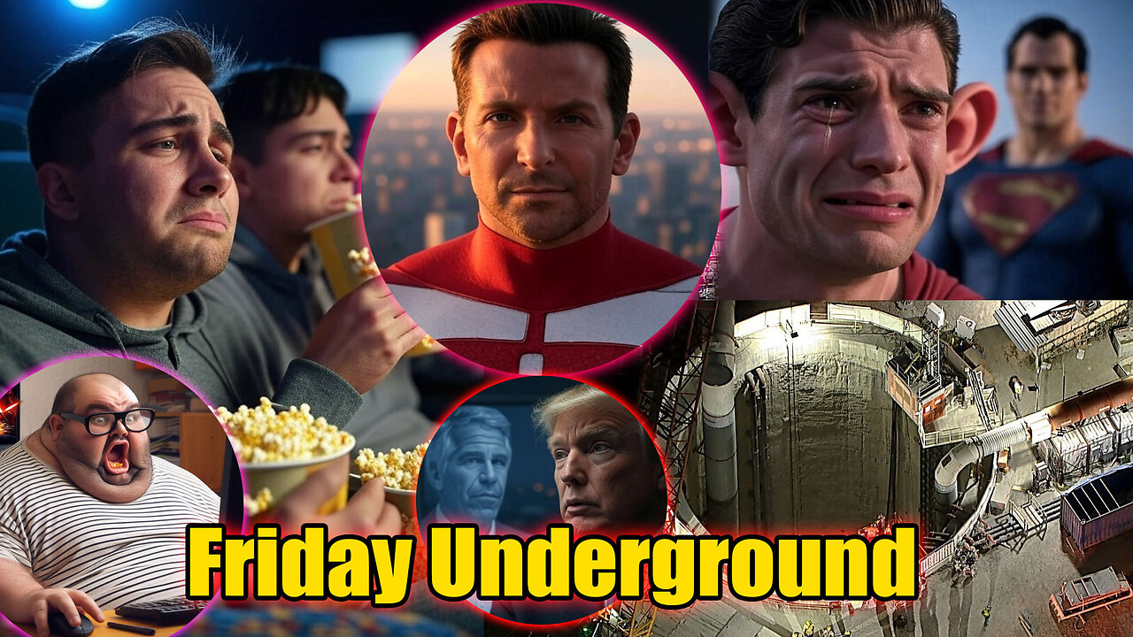 Friday Underground! Youtubers Hate Watch Superman. Are Comics Over? Tunnels Exposed?