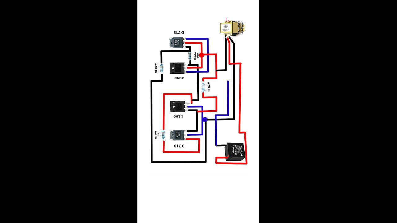 How to Make Efficient 12V to 230V Inverter Circuit Using D718