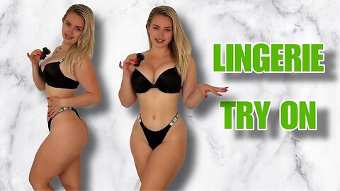 HOT GIRL LINGERIE - TRY ON HAUL ❤️‍🔥😮‍💨 [4K & 360° view]