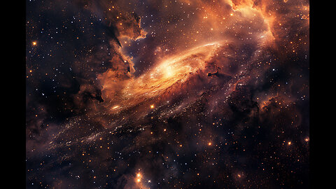 The galaxy in a black hole.
