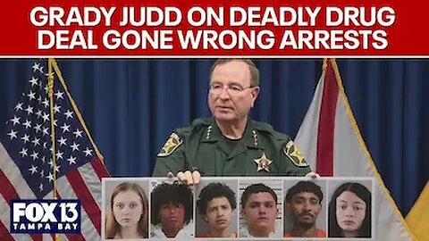 Grady Judd on arrests of those allegedly involved in deadly drug deal gone bad
