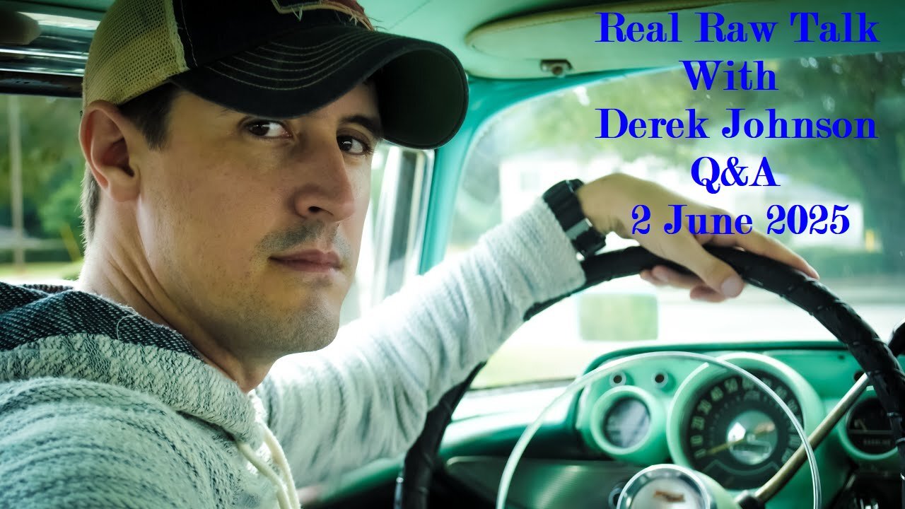 REAL RAW TALK WITH DEREK JOHNSON Q&A - 2 JUNE 2025
