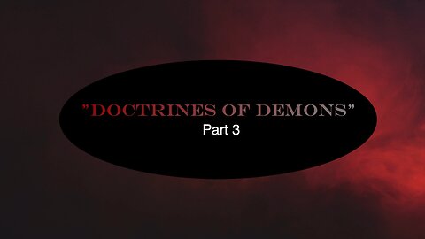 Doctrines Of Demons - Part III |Sunday Morning Service (11/09/2025) | Jubilee Worship Center
