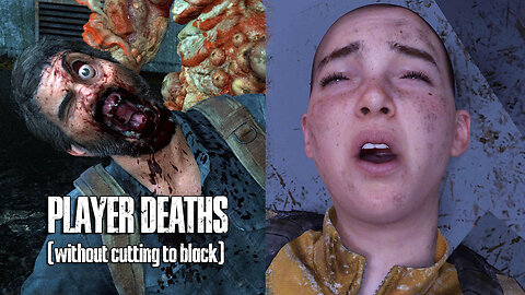 Player Deaths Without Cutting To Black | The Last of Us PART 1