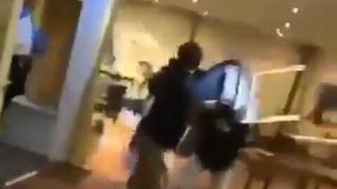 In the Netherlands, refugees destroy an entire hotel they had been living in for free