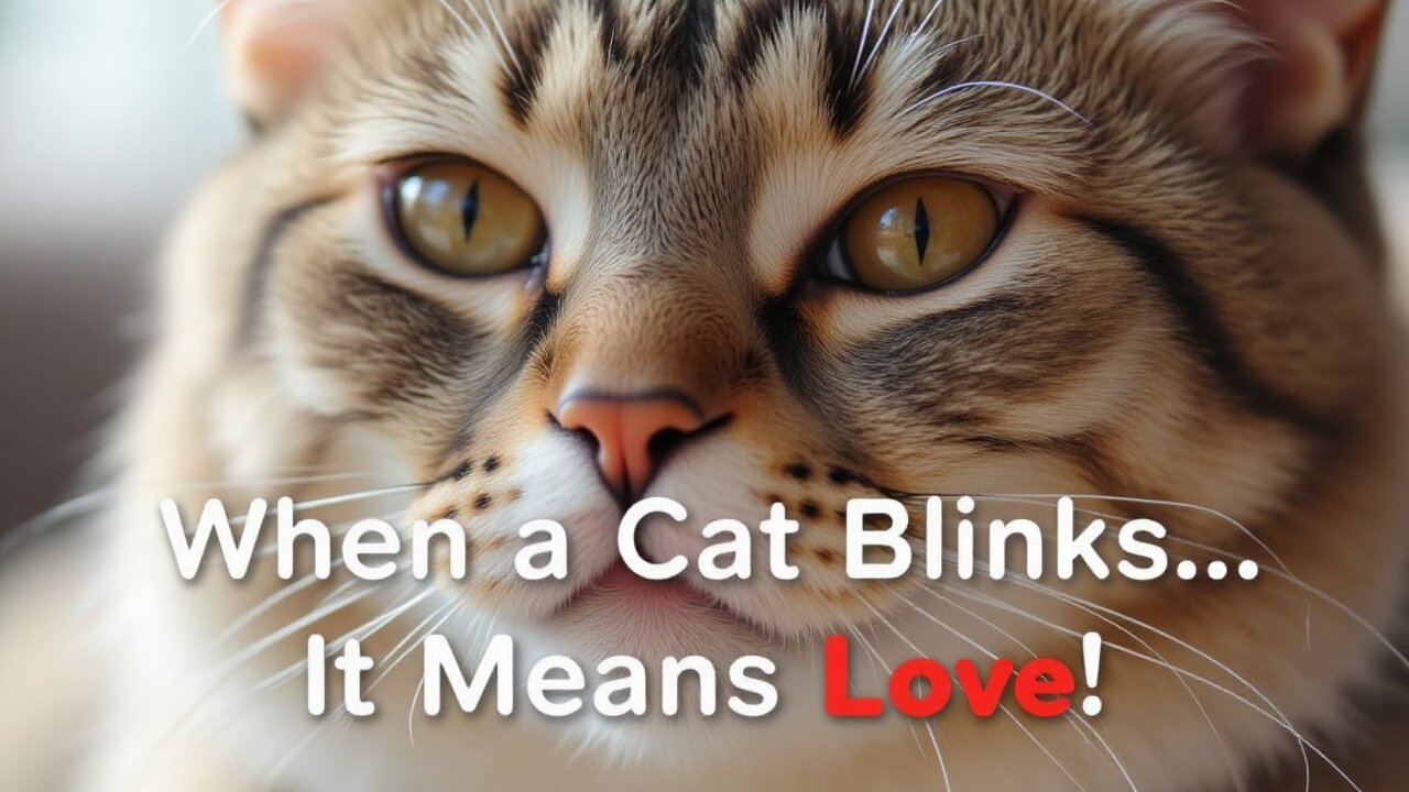 Slow Blinking: Your Cat’s Hidden Way of Saying ‘I Love You’ 😻💖