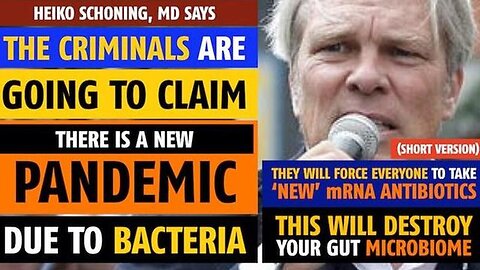 "The Emerging Bacterial Pandemic: Exposing the COVID Criminals' Deception"
