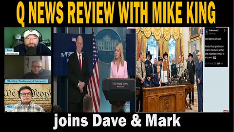Q News Review w/ Mike King joins Dave & Mark #45 - Killary's Back - Unplugging The Climate Hoax - 4-30-25