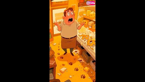 The Cheese Shop Heist #shorts #shortvideo #viralvideo #animation #cartoon