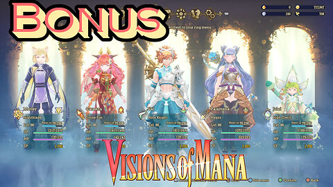 Visions of Mana [Bonus] Building a Post-Game team