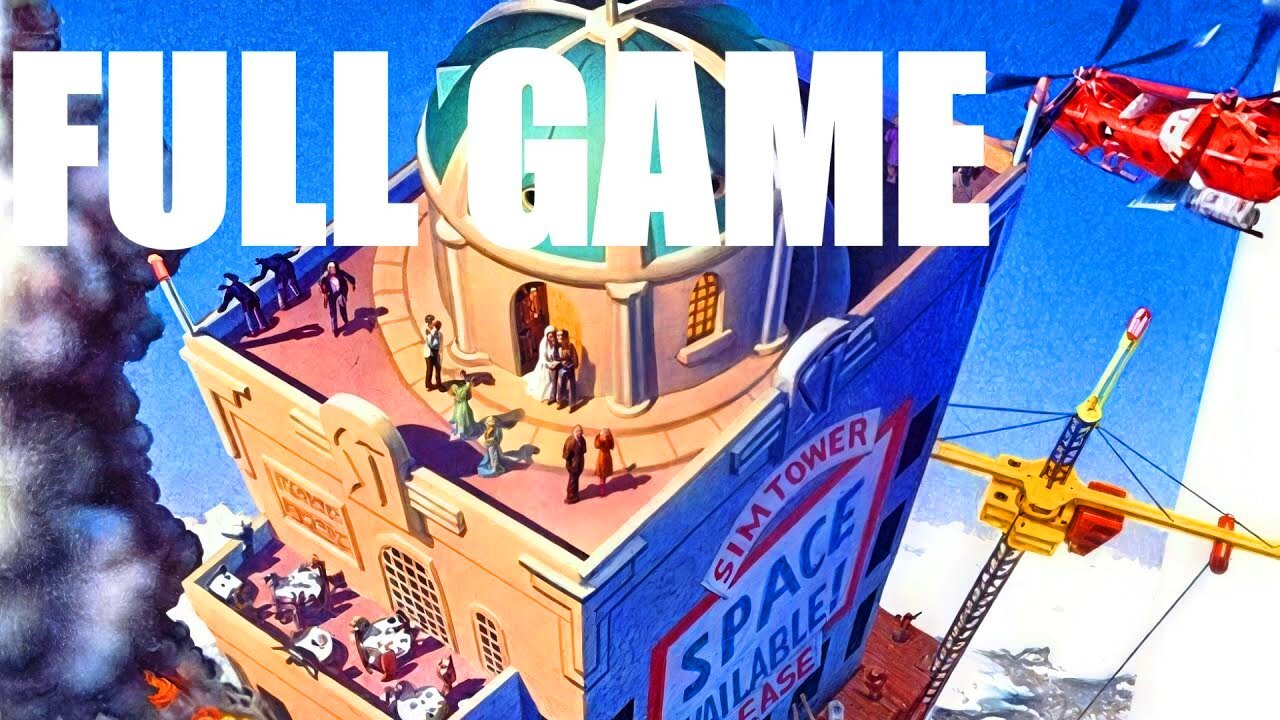 SIM TOWER Walkthrough Gameplay Letsplay FULL GAME PC No camera No commentary