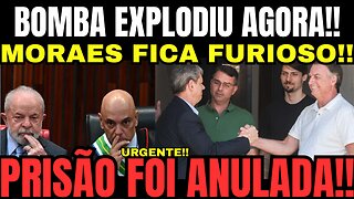 BOMBA! PRISÃO ACABA DE SER ANULADA!! MORAES TÁ FURIOSO! JAIR BOLSONARO RECEBE A PIOR NOTÍCIA!