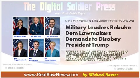 Military Leaders Rebuke Dem Lawmakers Demands to Disobey President Trump