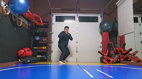 WTD Sliding Crescent Kick to Front Kick sequential