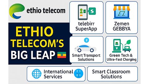 9 Game Changing Digital Transformations by Ethio Telecom