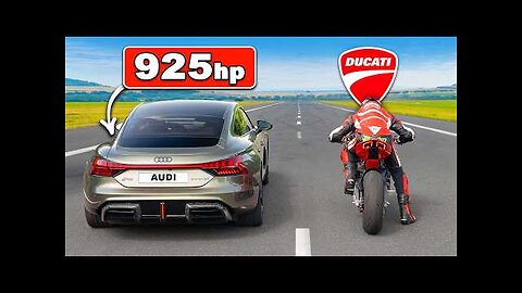 Quickest AUDI RS vs Quickest DUCATI DRAG RACE