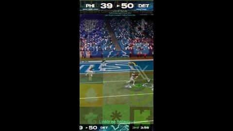 Gibbs DET 56 vs PHI 30 #AllMadden #Madden25 #NFLmadden #madden