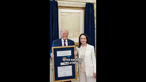 The Noble Committee’s response to Machado’s unilateral decision to award the Nobel Prize to Trump.