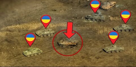 Russian FPV Drone Swarm Destroys Massive Ukrainian Ammo Convoy!