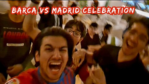 برشلونة مجنون مقابل ريال مدريد الاحتفال بكأس الملك , BARCELONA VS REAL MADRID |Khobar, Saudi Arabia