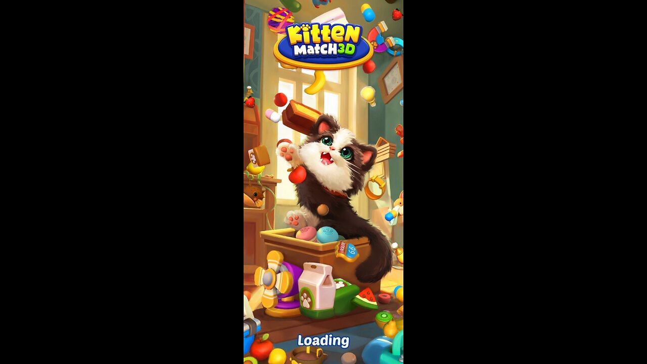 Kitten Match 3D V