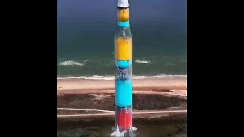 A clear process on the fuel consumption in a rocket.