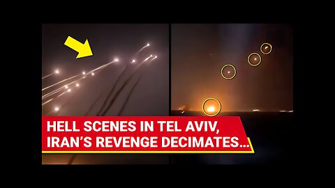 HELLSCAPE Tel Aviv! Iran’s Terrifying Attack Quakes Israeli City; IDF ‘Fails’ To Intercept Missiles