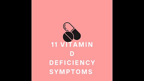 11 vitamin d deficiency symptoms