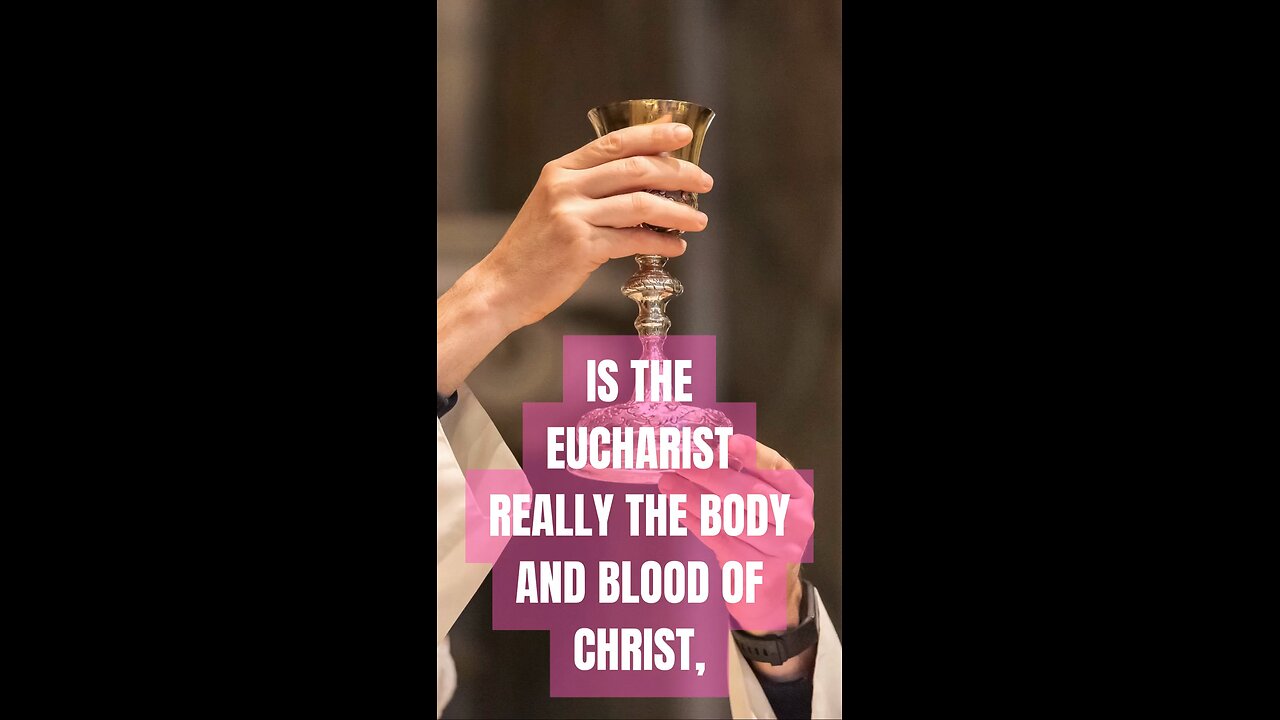 IS THE EUCHARIST REALLY THE BODY & BLOOD OF CHRIST OR JUST A SYMBOL? #truth #jesus #mary #joseph #ih