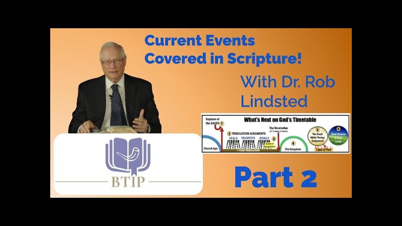 Episode 190 Israel at War Current Events Covered in Scripture Part 2 with Dr Rob Lindsted